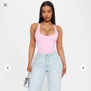 Fashion Nova Blue Bodysuit